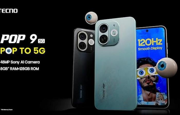 Tecno unveils Pop 9 5G smartphone in India