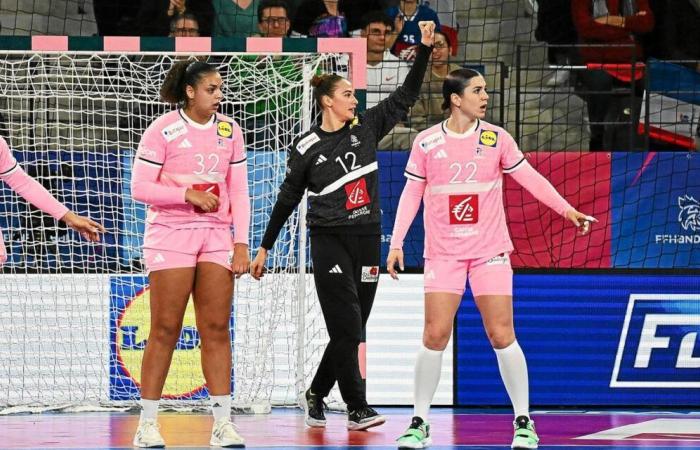 Thanks to a great Floriane André, the French handball team ends its preparation with a victory against Angola