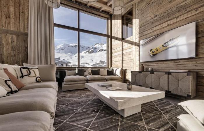 Before/after: this old-fashioned apartment in Tignes takes on the appearance of a luxurious chalet