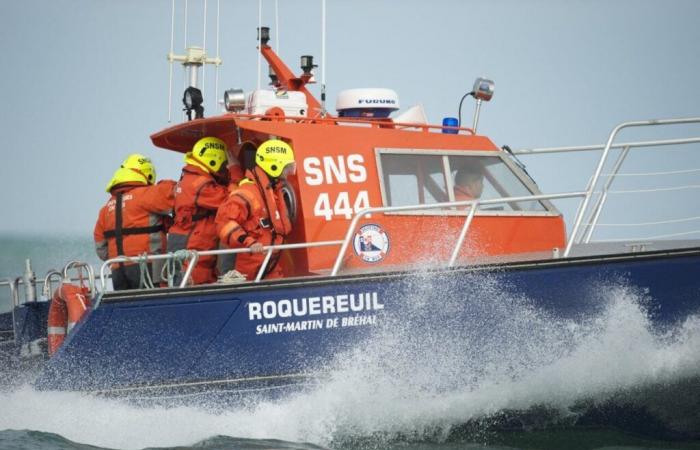 Storm Bert. In difficulty in the English Channel, water sports enthusiasts rescued at sea