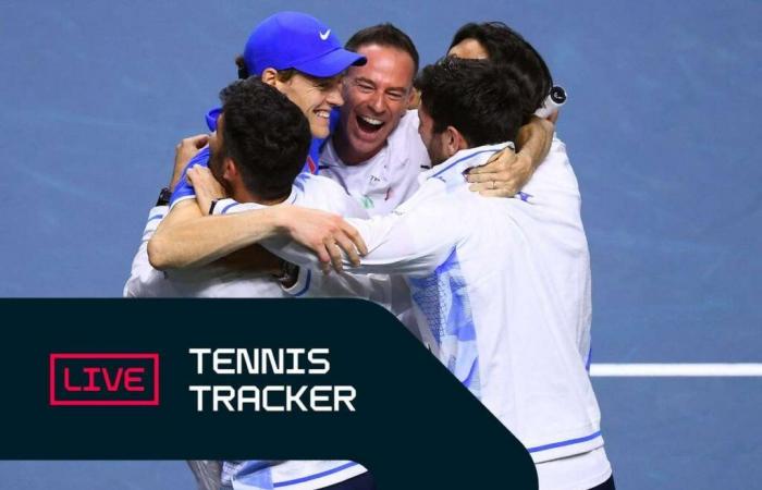 Tennis Tracker: Italy wins the Davis Cup! Sinner and Berrettini crush the Netherlands 2-0