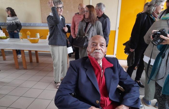 Charlie, historic resident of this small village in Eure, celebrated his hundredth birthday