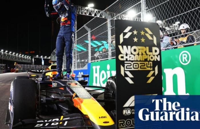 Max Verstappen hits jackpot by winning fourth F1 world title in Las Vegas | Formula One