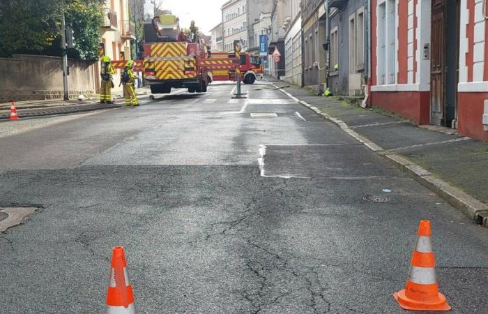 Montceau – Significant gas leak in an unoccupied but probably squatted building