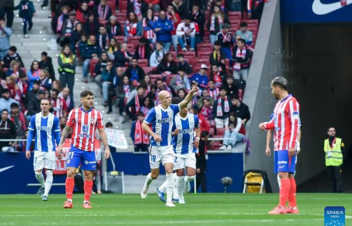 Atlético de Madrid vs. Deportivo Alaves-Xinhua