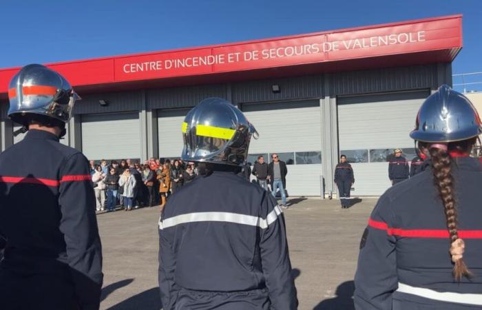 the new rescue and fire center inaugurated in Valensole