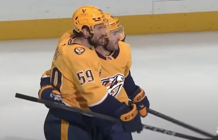 The night of the Swiss – Double by Roman Josi against NIno Niederreiter