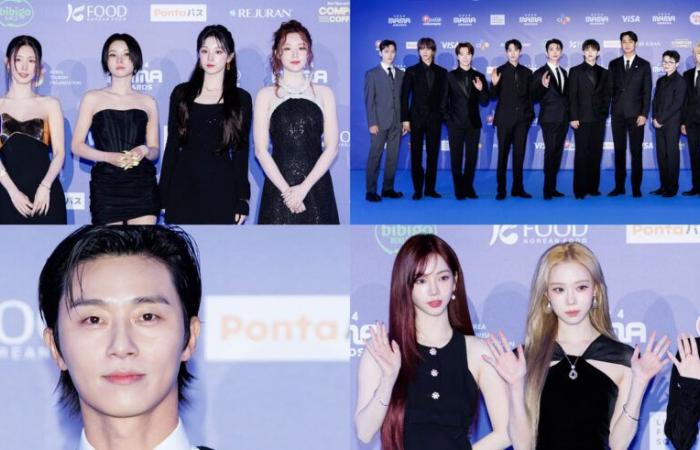 K-POP stars on the red carpet of the 3rd day of the MAMA AWARDS 2024 – K-GEN