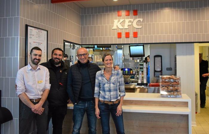 The first KFC in Aveyron opened its doors in Onet-le-Château