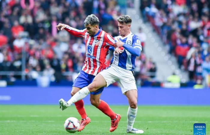 Atlético de Madrid vs. Deportivo Alaves-Xinhua