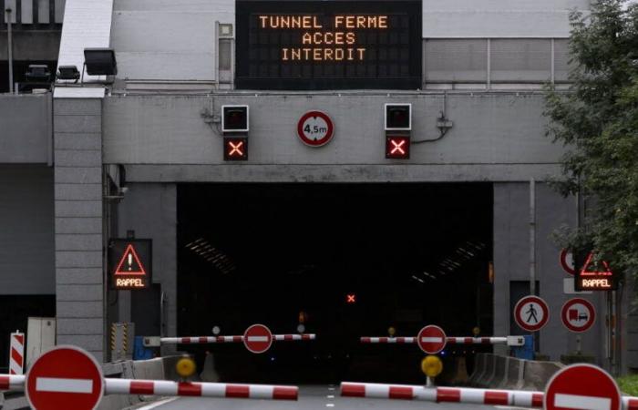 the tunnel under Fourvière will be closed in both directions this week