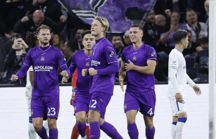 D1A: Anderlecht humiliates La Gantoise and confirms its very good form (6-0)