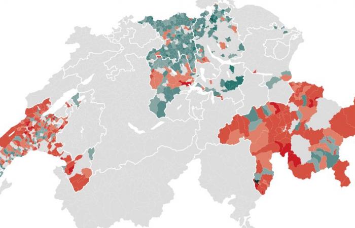 Highways, healthcare, tenancy law: the results of the votes on our maps – rts.ch