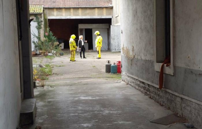 Montceau – Significant gas leak in an unoccupied but probably squatted building