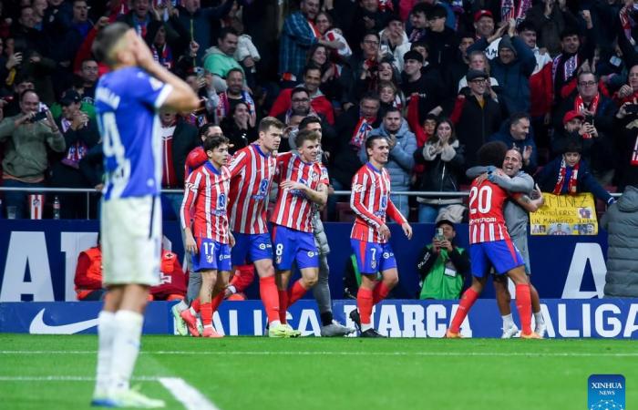 Atlético de Madrid vs. Deportivo Alaves-Xinhua