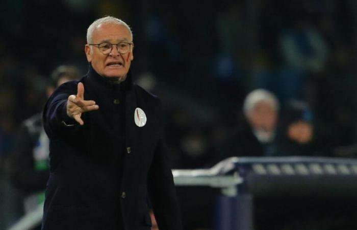 Napoli-Roma 1-0, Ranieri: “We have problems. Pellegrini and Dybala, I'll explain the management”