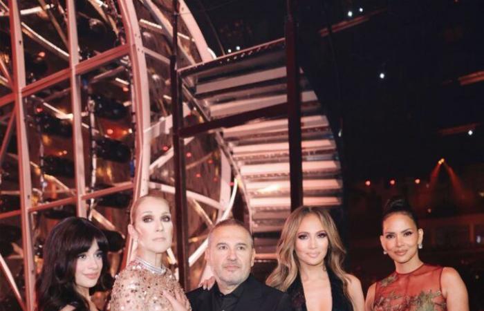 at the heart of her breathtaking show in Saudi Arabia with Céline Dion