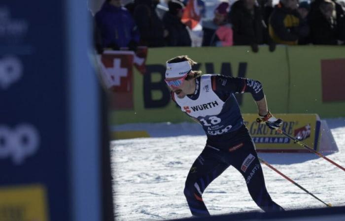 Cross-country skiing. Hugo Lapalus and Flora Dolci climb into the Top 10 during the individual in Beitostolen