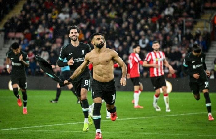 Salah sends Liverpool eight points clear after Southampton scare