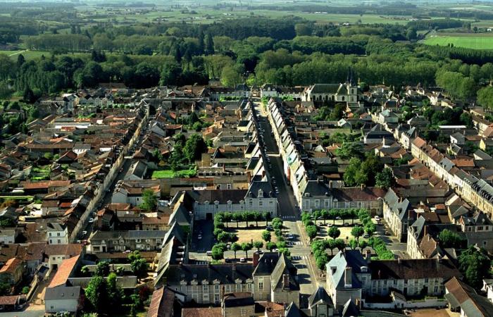 Indre-et-Loire. In Richelieu, the surviving paintings of the disappeared castle