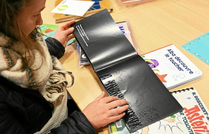 Braille, digital magnifying glasses… The Morlaix Youth Book Festival presents reading tools for the visually impaired