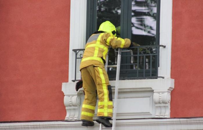 Montceau – Significant gas leak in an unoccupied but probably squatted building