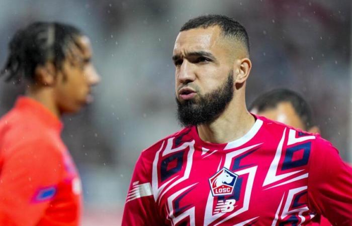 the nice message from LOSC for Nabil Bentaleb