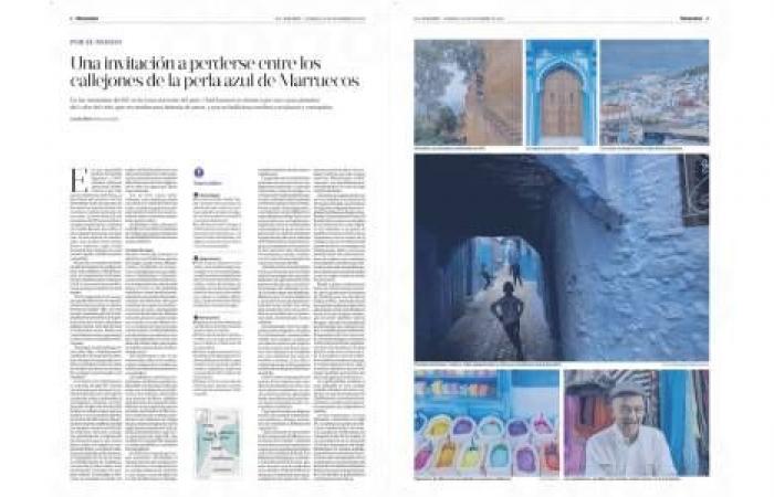 An Argentinian daily suggests to its readers to “get lost in the alleys” of Chefchaouen