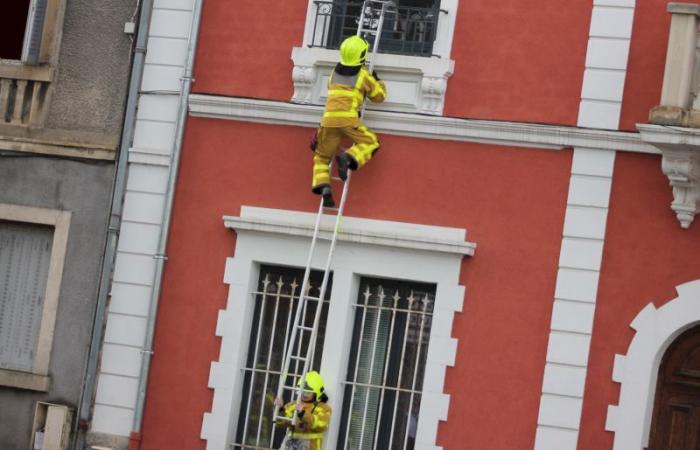 Montceau – Significant gas leak in an unoccupied but probably squatted building