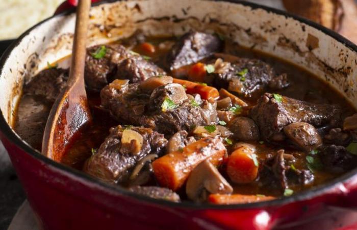 a traditional slow-cooked dish signed by a starred chef