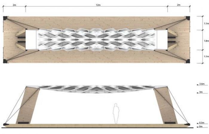 Design voids in concrete without reducing its strength