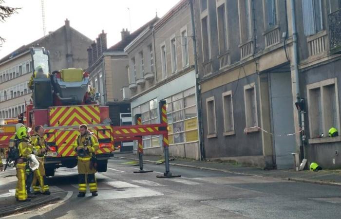 Montceau – Significant gas leak in an unoccupied but probably squatted building