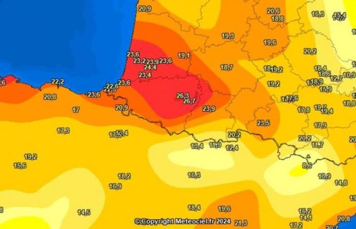 26.3 degrees in Pau, at 6 a.m.: why was it so hot in 64 during the night from Sunday to Monday?