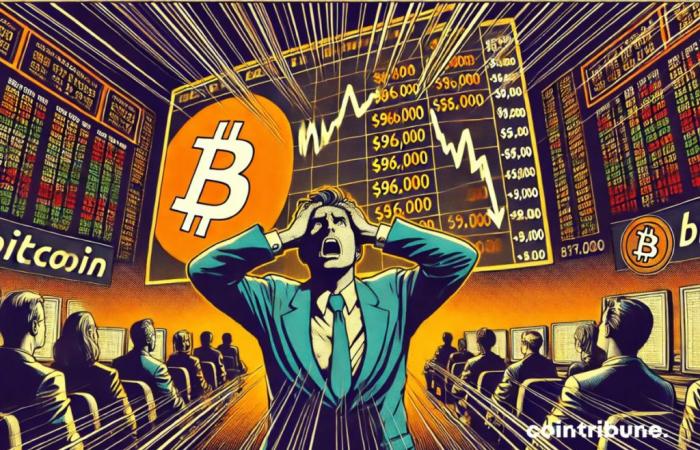 Bitcoin collapses below $96,000: $500 million liquidated!