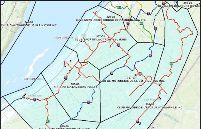 Thousands of kilometers of snowmobile trails pending