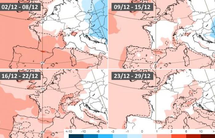 Is further snowfall possible between now and Christmas? 11/25/2024