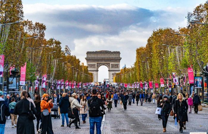 Pedestrian Champs-Elysées: two car-free days in December 2024