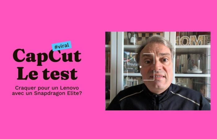 Video: CapCut test on Lenovo Snapdragon Elite