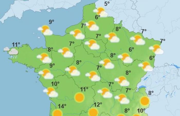 Violent winds before the return of clearing: the weather of the week in France