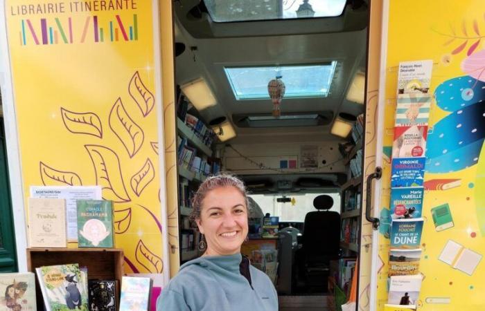 Lucille and her bookstore go to the markets