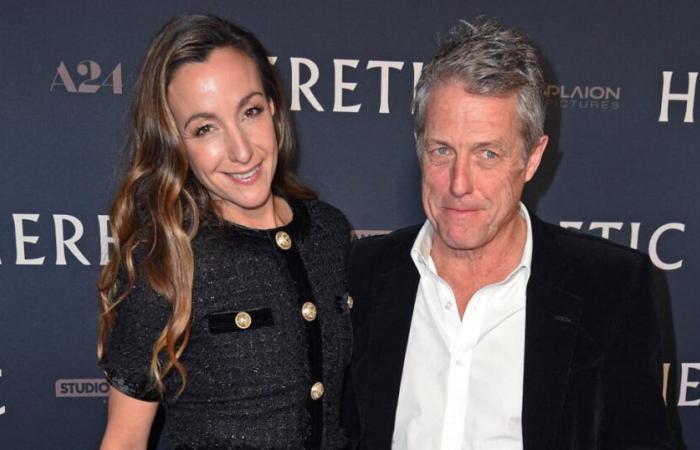 Hugh Grant: Rare appearance with his wife 23 years younger, the influential mother of 3 of his 5 children