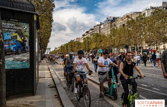 Pedestrian Champs-Elysées: two car-free days in December 2024