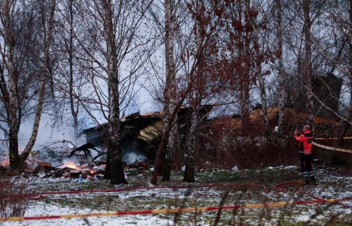 Cargo plane crashes in Lithuania, terrorist act not ruled out