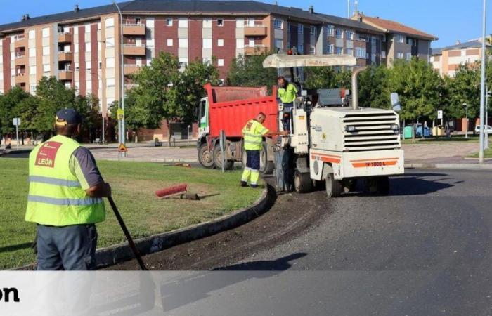 León begins this Tuesday the paving work between the slaughterhouse roundabout and the South Ring Road