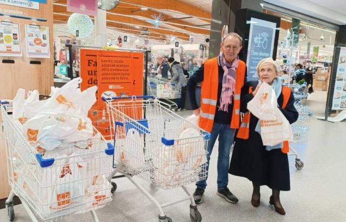 In Mayenne, volunteers collected 6,783 kg of products and foodstuffs, “a great result”