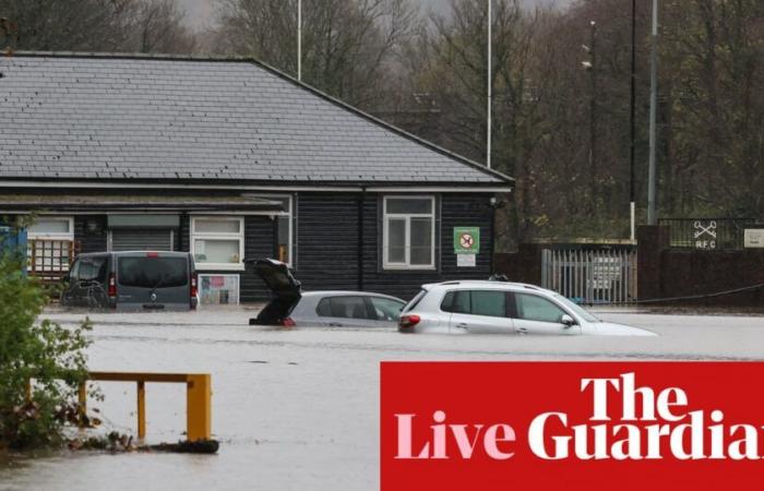 Storm Bert: UK braced for further disruption – live updates | UK weather