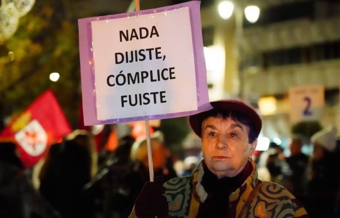 Hundreds of people support a march in León that denounces failures in awareness, prevention, education and reparation for victims