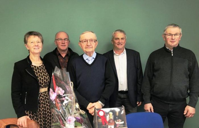 Roger Fontaine is the first centenarian of this town in Mayenne