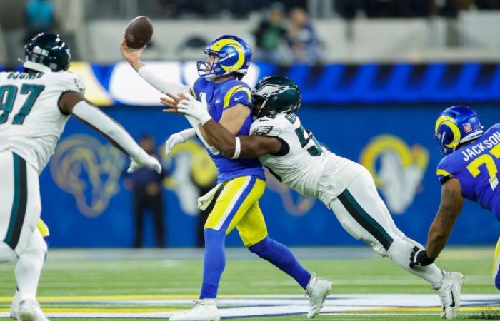 Rams’ playoff odds sink after 37-20 loss to Eagles