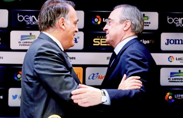 “The savior of football that no one supports”, Tebas’s scathing response to Florentino Perez’s attacks